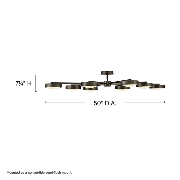 Fredrick Ramond Cava Semi-Flush Mount