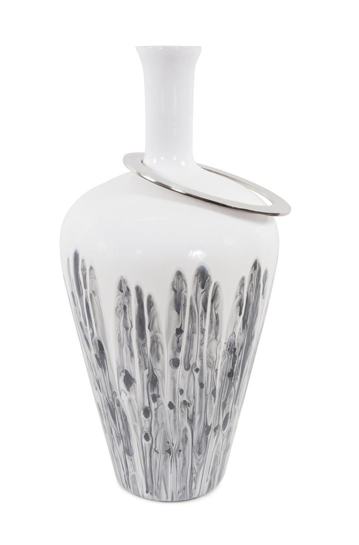 Howard Elliott Albrecht Thin Necked Glass Vase