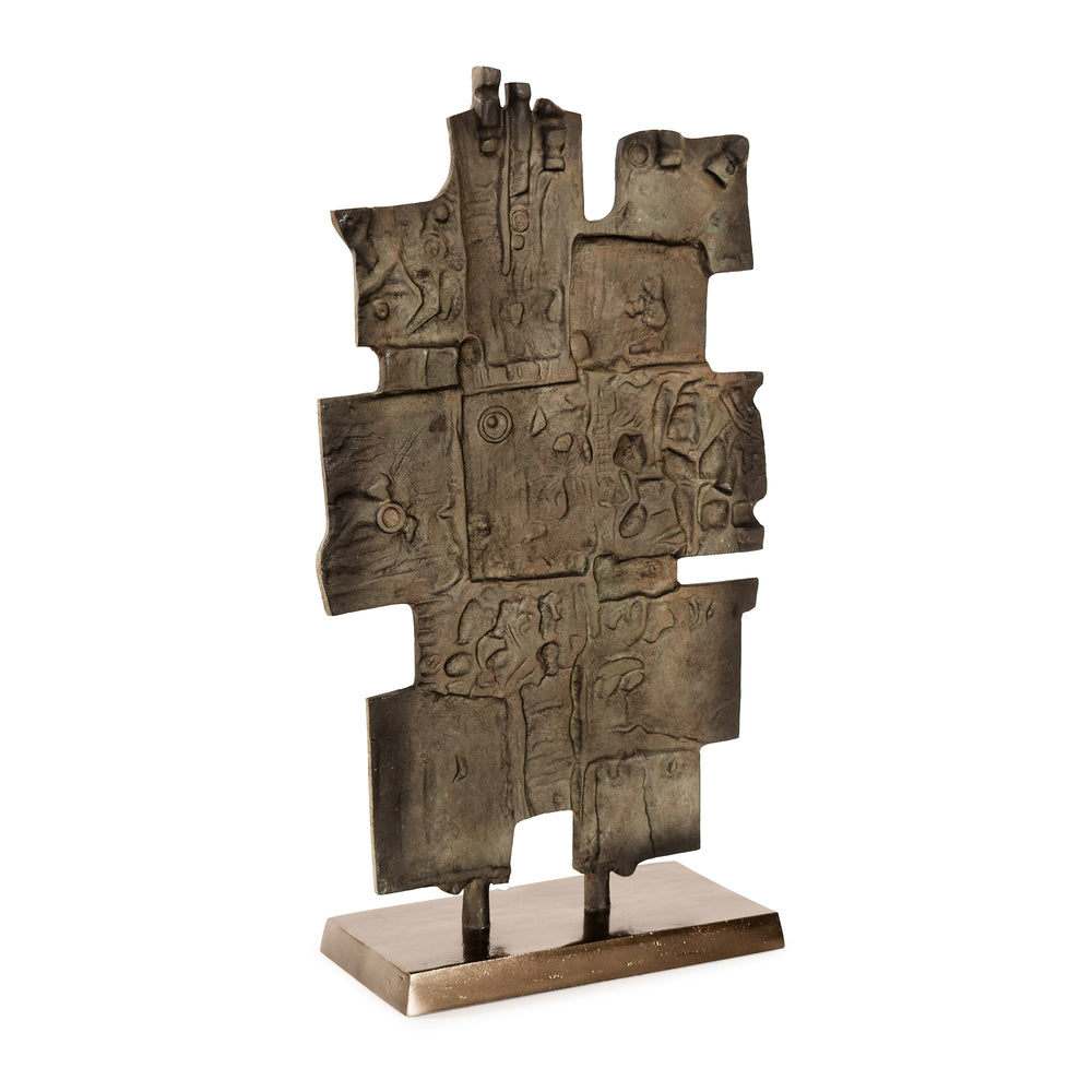 Howard Elliott Patina Aged Brass Sculpture