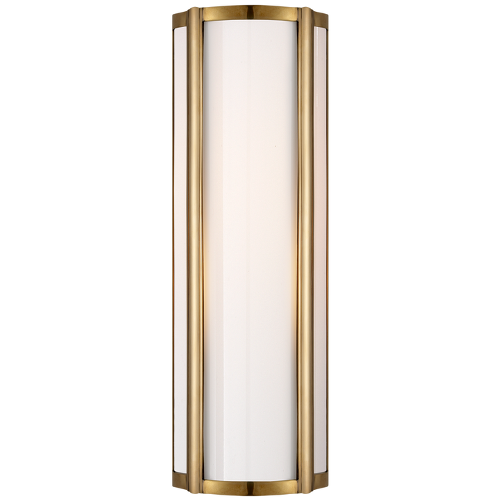 Visual Comfort & Co. Basil Small Linear Sconce Wall Sconces Visual Comfort & Co. Natural Brass  