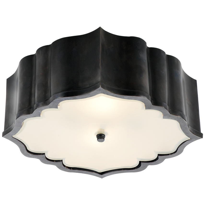 Visual Comfort & Co. Balthazar Flush Mount Ceiling Flush Mounts Visual Comfort & Co. Gun Metal  