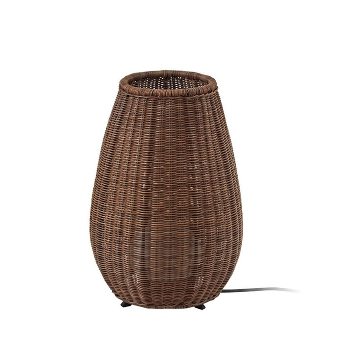 Bover Amphora Floor Lamp Outdooor Lamps Bover Brown - Rattan Brown Shade  