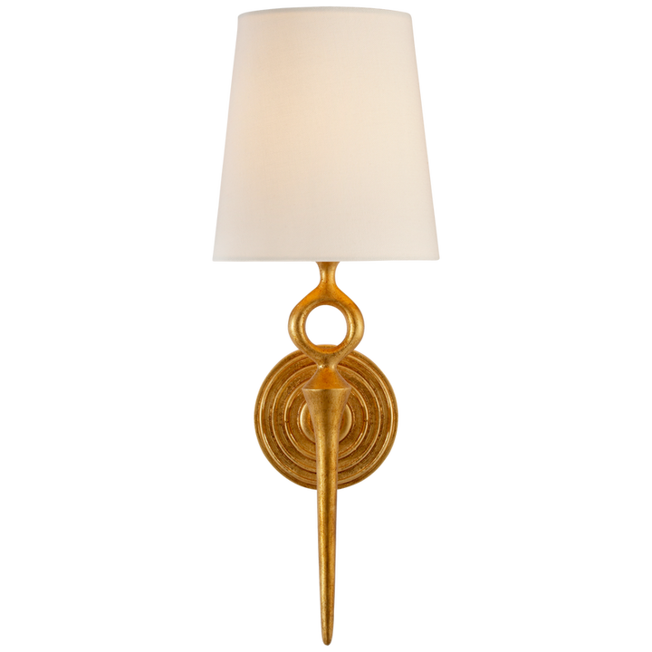 Visual Comfort & Co. Bristol Single Sconce Wall Sconces Visual Comfort & Co. Aged Iron  