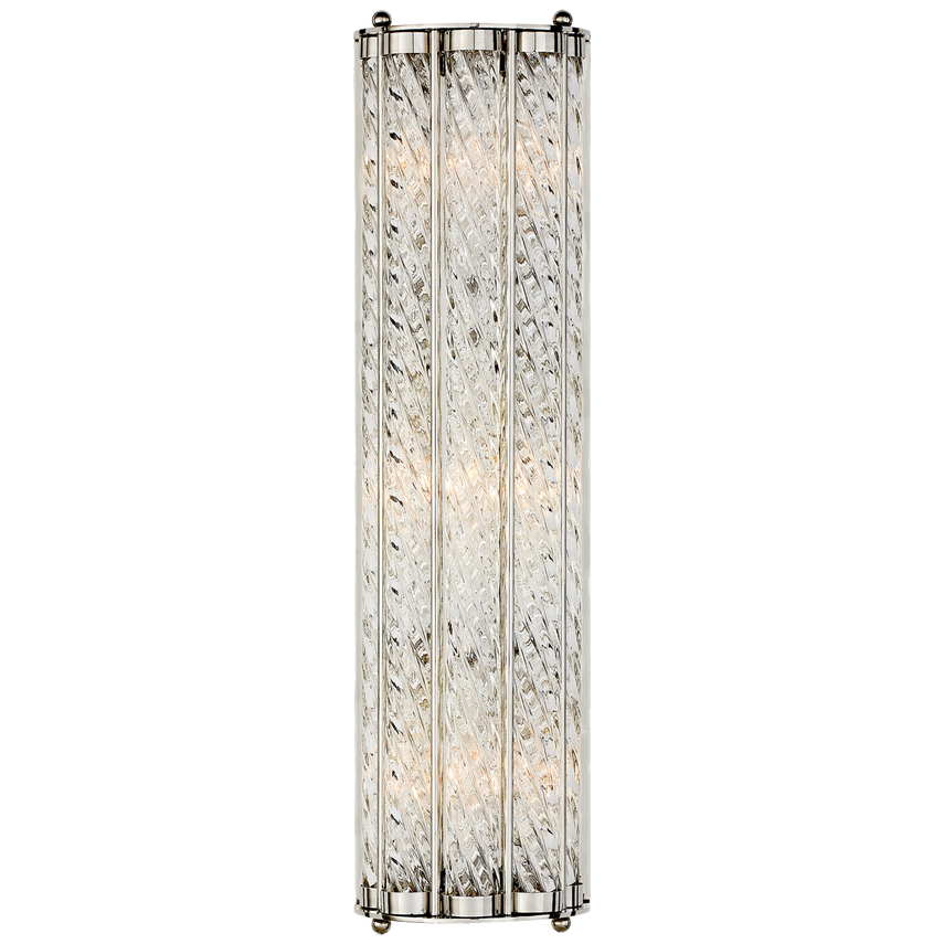 Visual Comfort & Co. Eaton Linear Sconce Wall Lights Visual Comfort & Co. Hand-Rubbed Antique Brass  