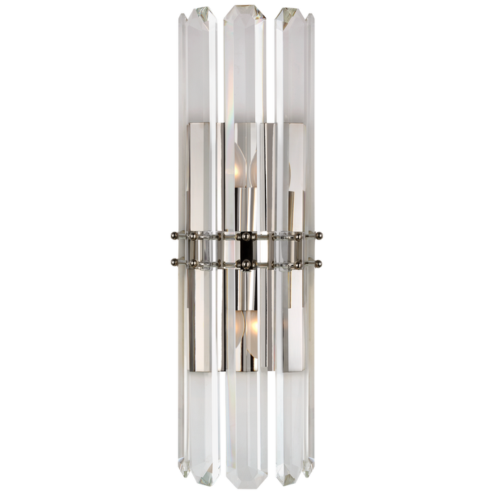 Visual Comfort & Co. Bonnington Tall Sconce Wall Sconces Visual Comfort & Co. Hand-Rubbed Antique Brass  