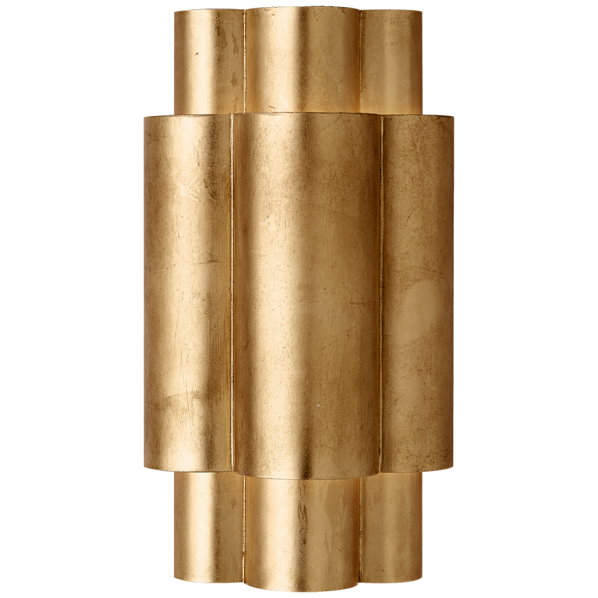 Visual Comfort & Co. Arabelle Medium Sconce Wall Sconces Visual Comfort & Co. Burnished Silver Leaf  