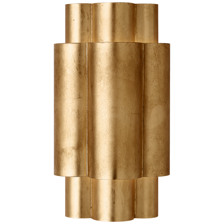 Visual Comfort & Co. Arabelle Medium Sconce Wall Sconces Visual Comfort & Co. Burnished Silver Leaf  