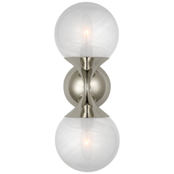 Visual Comfort & Co. Cristol Small Double Sconce