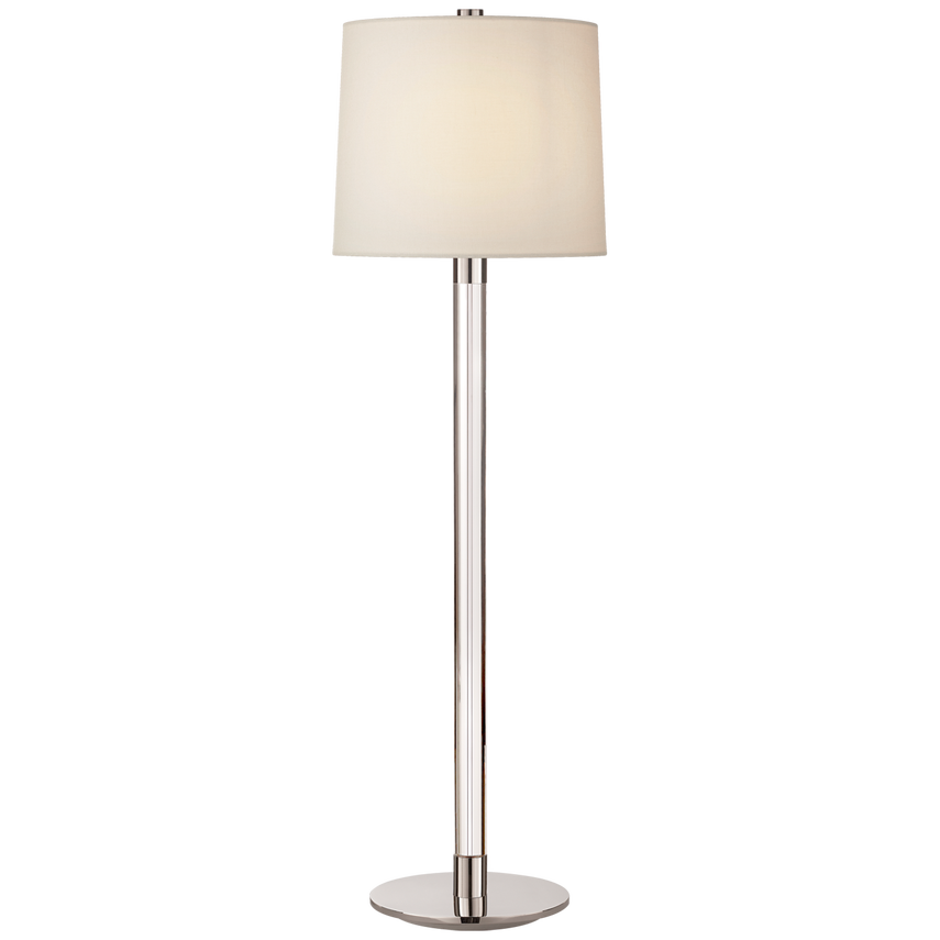 Visual Comfort & Co. Riga Buffet Lamp Table Lamps Visual Comfort & Co. Crystal and Hand-Rubbed Antique Brass  