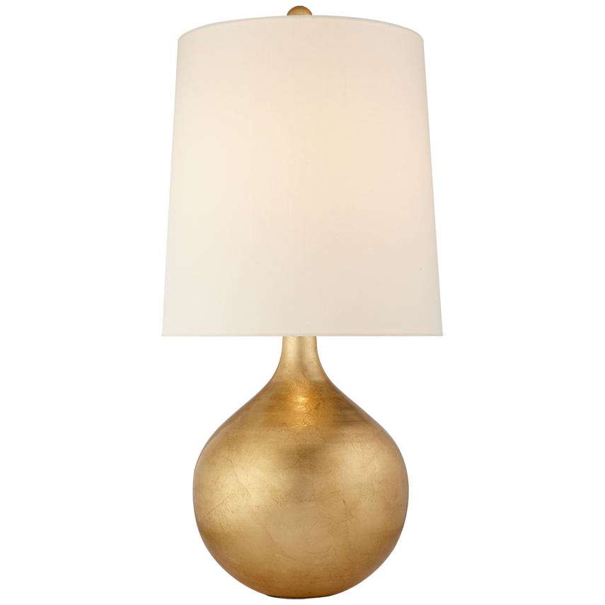 Visual Comfort & Co. Warren Table Lamp Table Lamps Visual Comfort & Co. Burnished Silver Leaf  