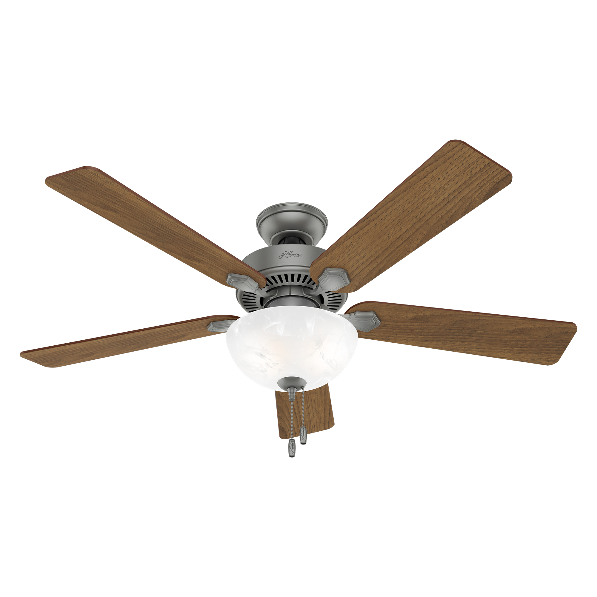 Hunter 52 inch Swanson Ceiling Fan with LED Light Kit and Pull Chain Ceiling Fan Hunter   