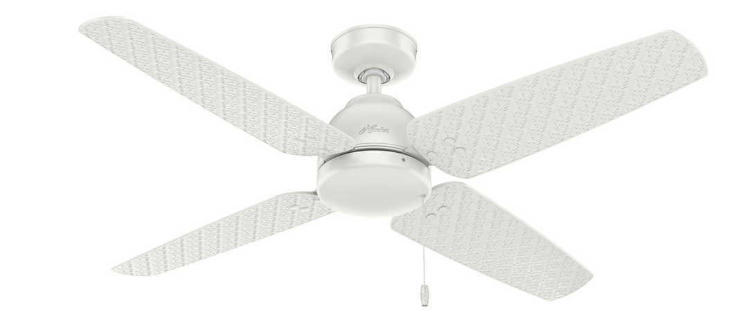 Hunter 52 inch Sunnyvale Damp Rated Ceiling Fan and Pull Chain