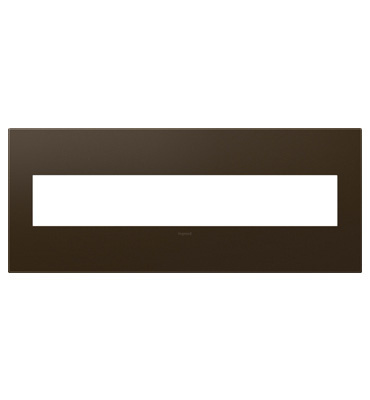 Legrand adorne Bronze 6-Gang wall plate