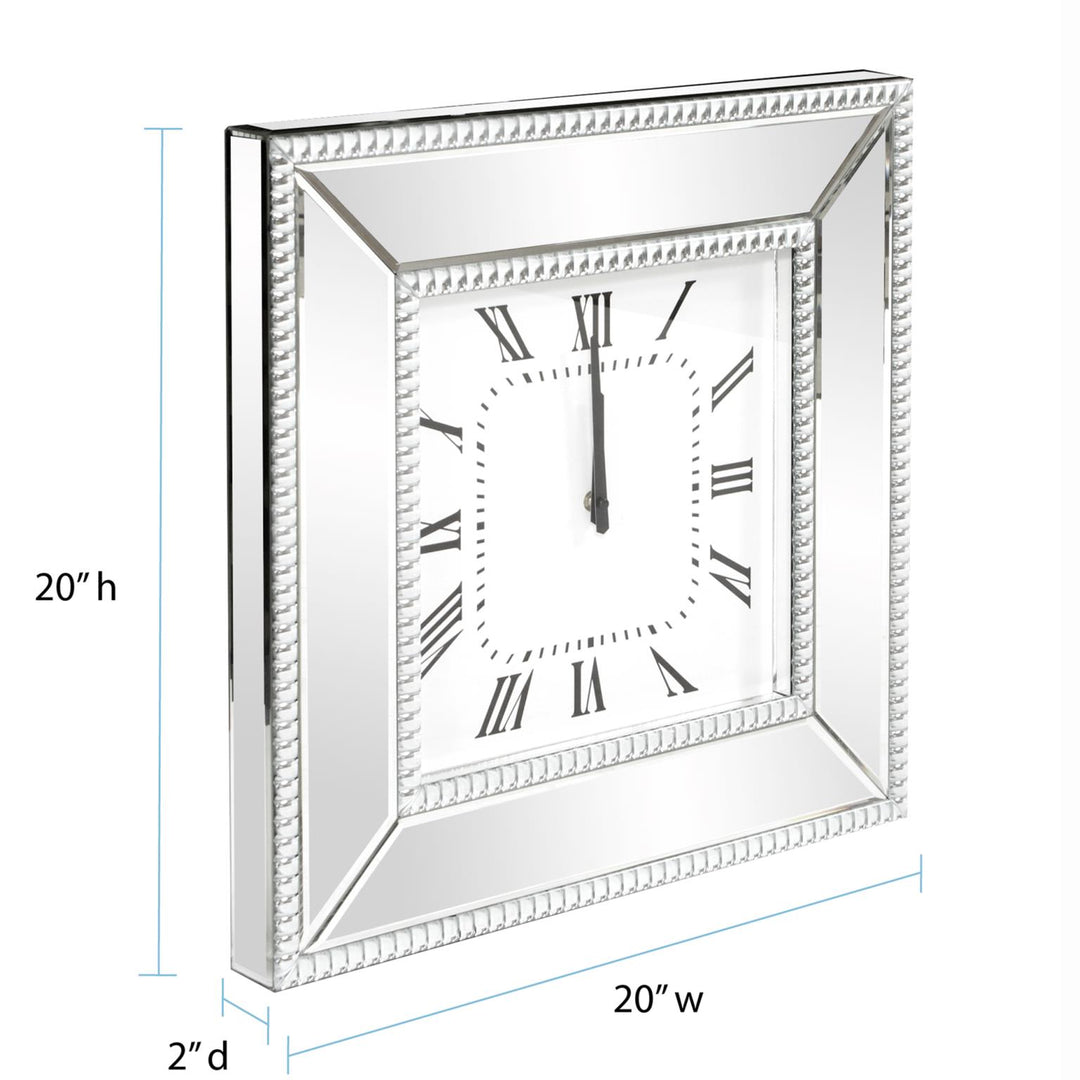 Howard Elliott Mirrored Wall Clock