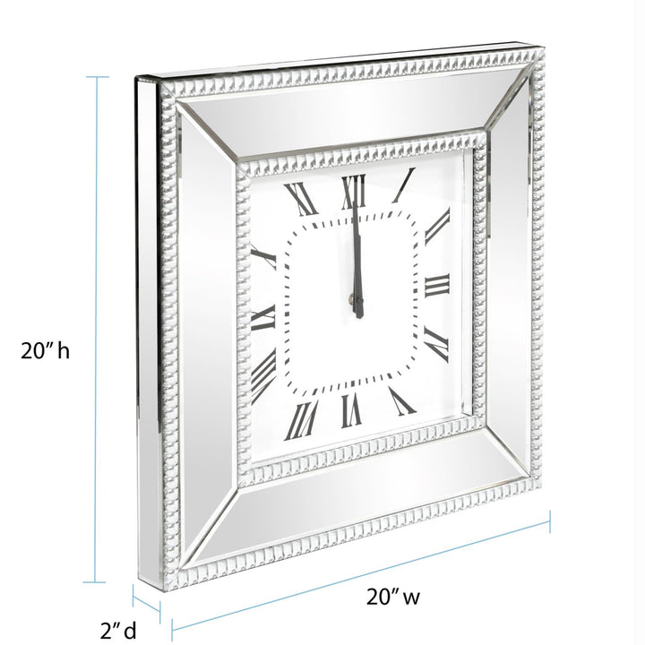 Howard Elliott Mirrored Wall Clock