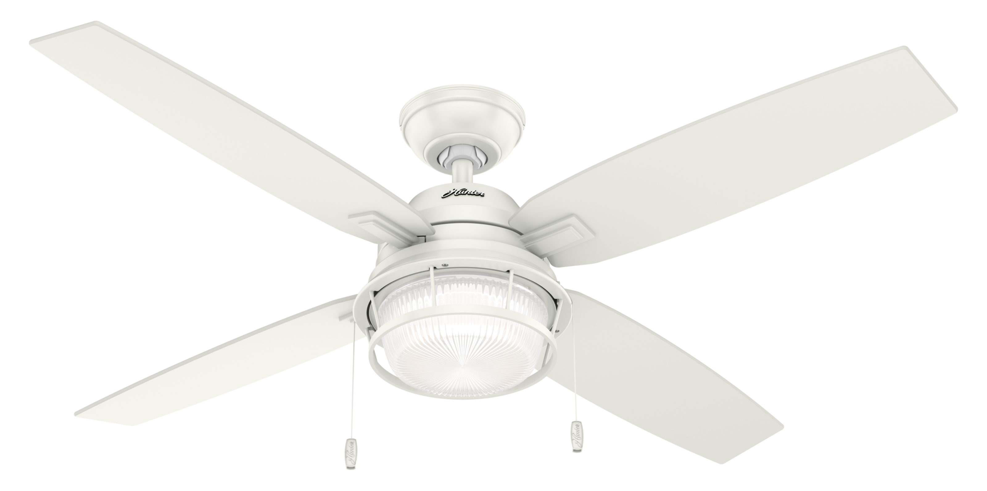 Hunter 52 inch Ocala Damp Rated Ceiling Fan with LED Light Kit and Pull Chain Ceiling Fan Hunter   