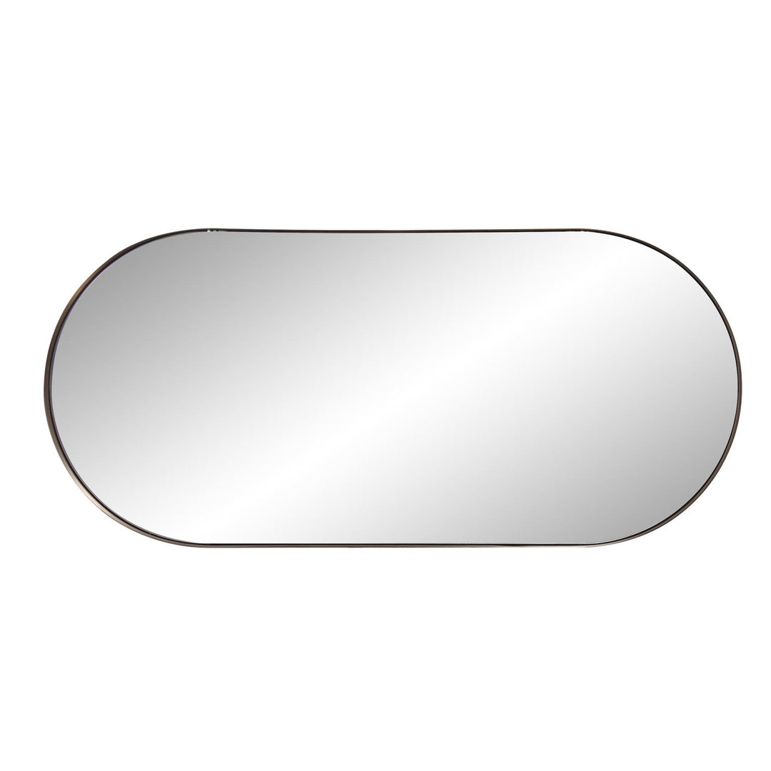 Howard Elliott Steele Capsule Mirror in Brushed Brass
