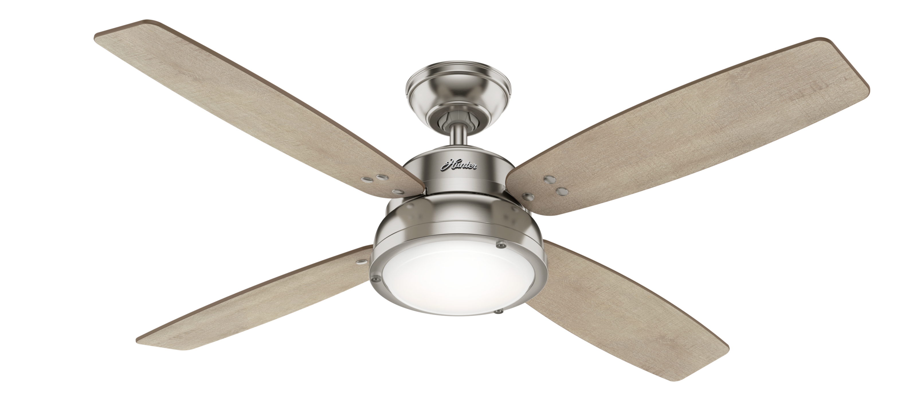 Hunter 52 inch Wingate Ceiling Fan with LED Light Kit and Handheld Remote
