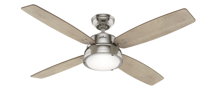 Hunter 52 inch Wingate Ceiling Fan with LED Light Kit and Handheld Remote