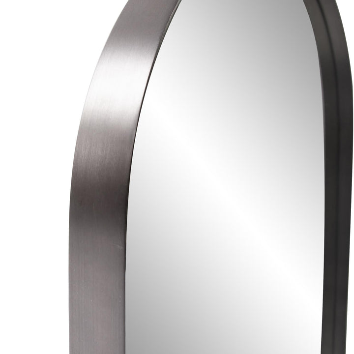 Howard Elliott Steele Capsule Mirror in Brushed Silver