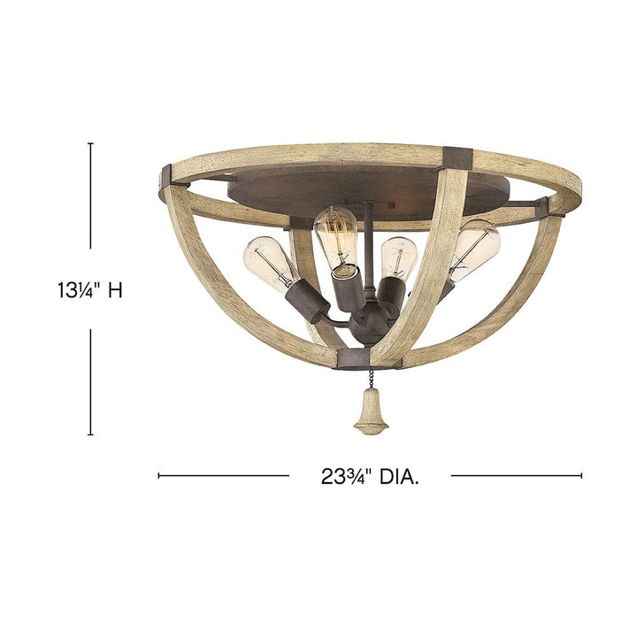 Fredrick Ramond Middlefield Flush Mount