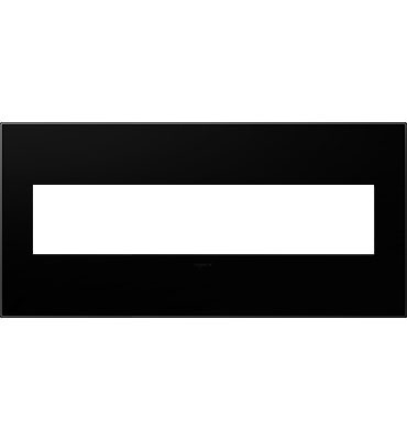 Legrand adorne Black Ink 5-Gang wall plate