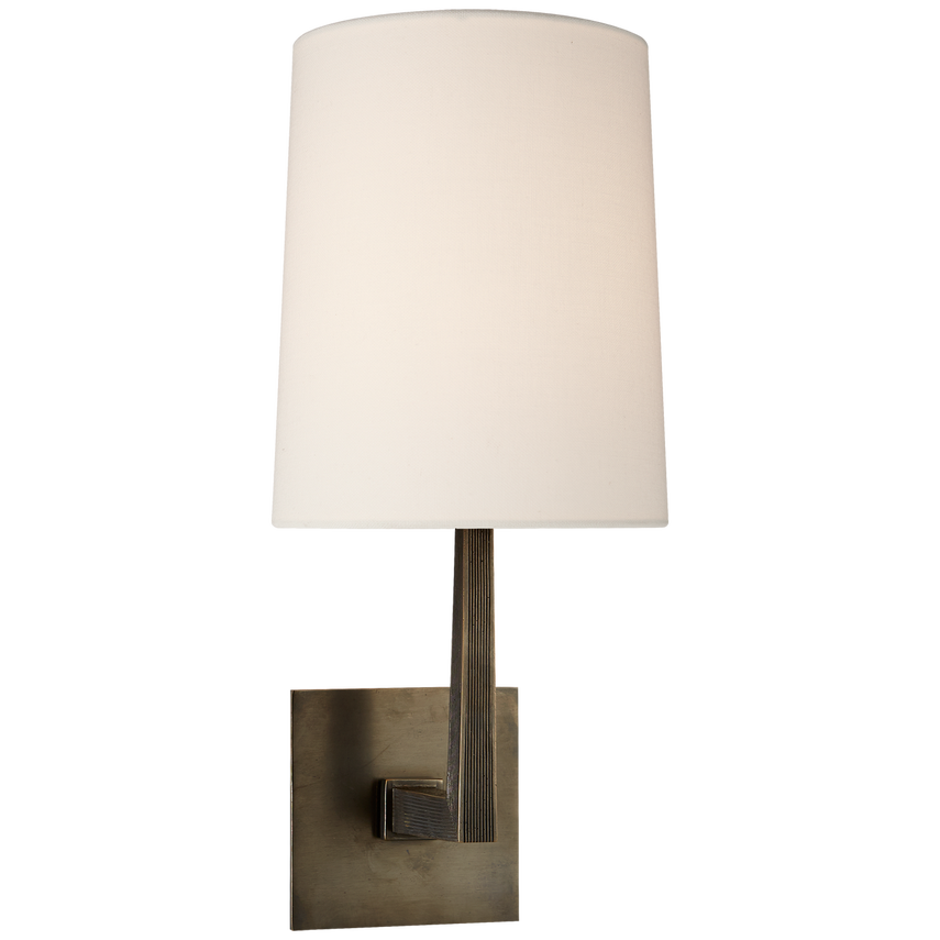 Visual Comfort & Co. Ojai Medium Single Sconce Wall Sconces Visual Comfort & Co. Bronze  