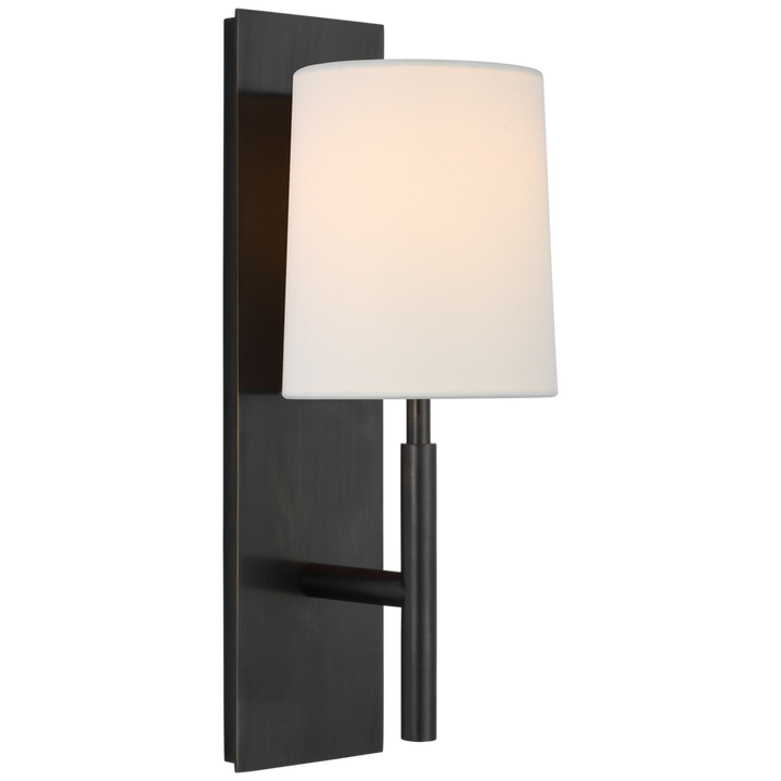 Visual Comfort & Co. Clarion Medium Sconce Wall Sconces Visual Comfort & Co. Bronze  