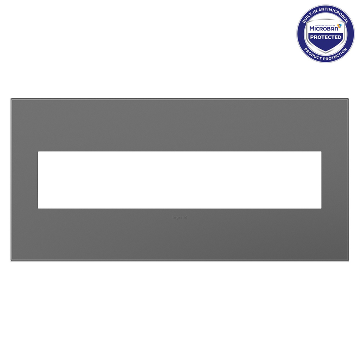 Legrand adorne Magnesium 5-Gang wall plate