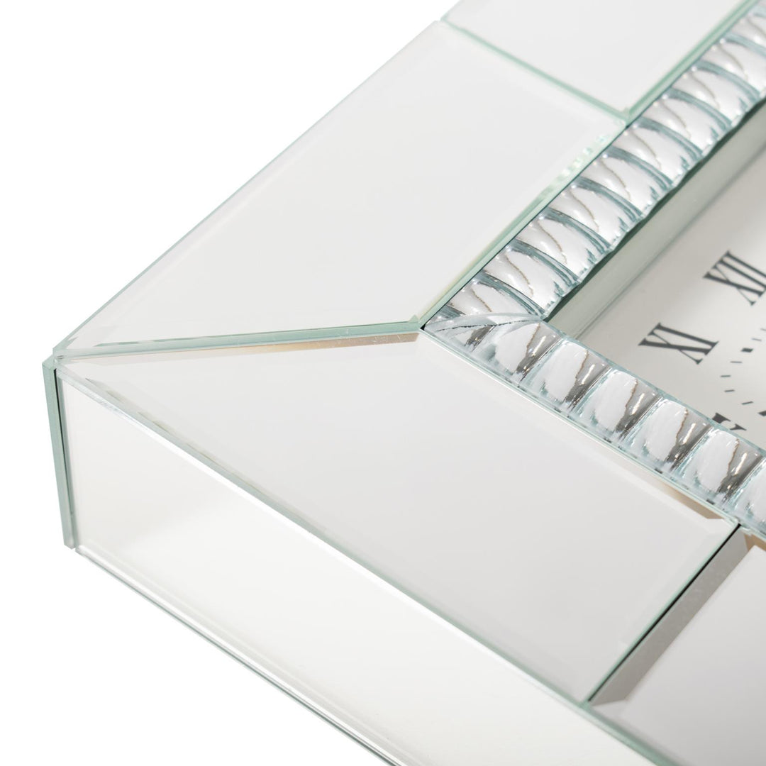 Howard Elliott Mirrored Table Clock