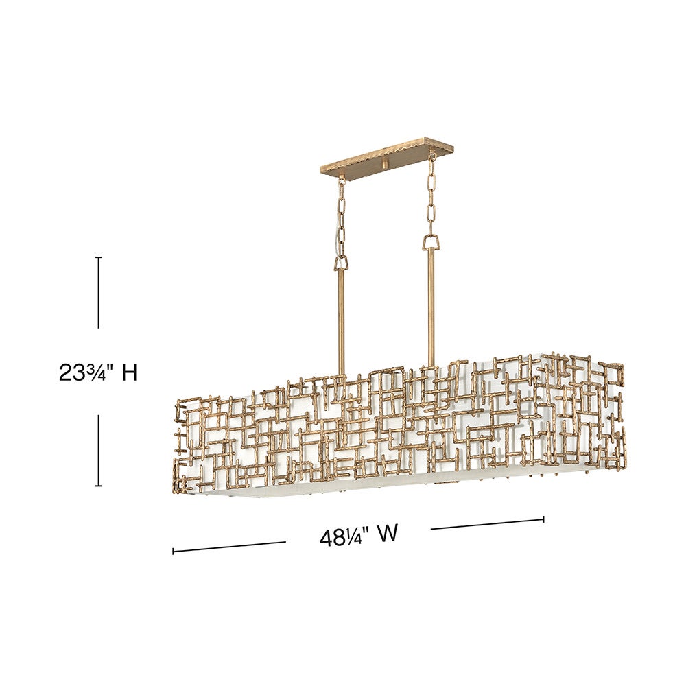 Fredrick Ramond Farrah Linear Chandelier