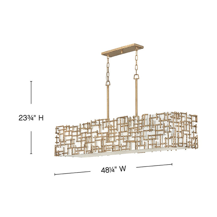 Fredrick Ramond Farrah Linear Chandelier