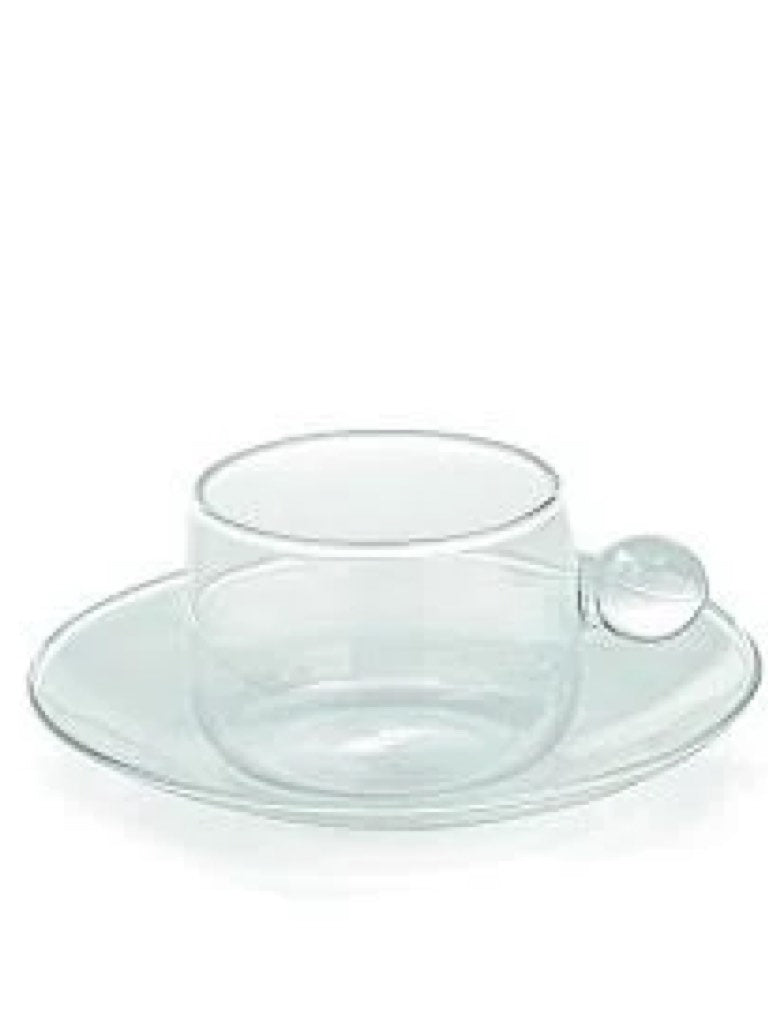 Zafferano America Bilia Cappuccino Cup & Saucer Glassware Lighting Gallery Transparent  