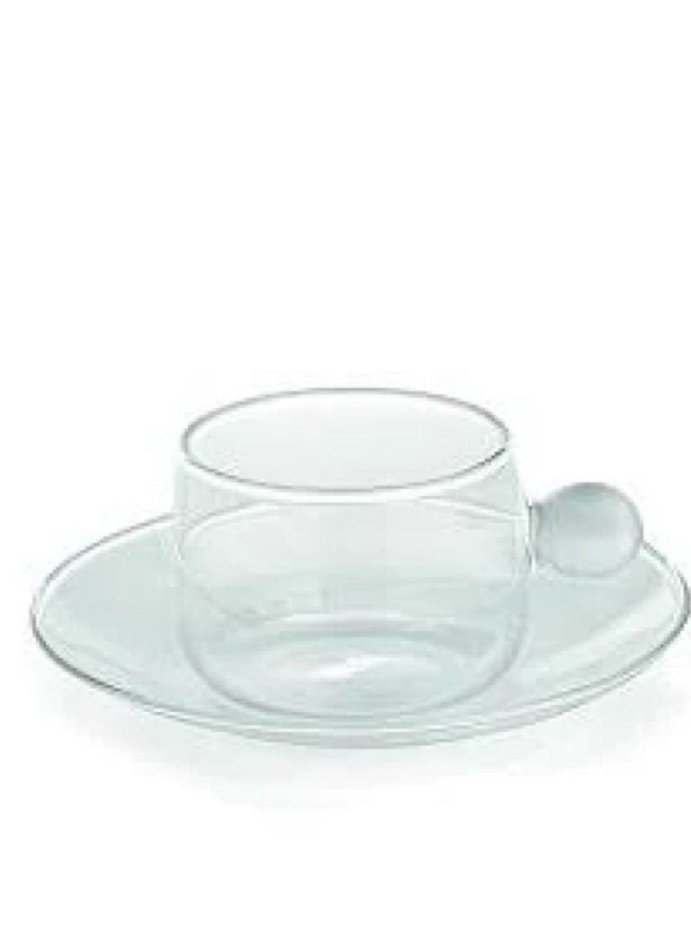 Zafferano America Bilia Cappuccino Cup & Saucer Glassware Lighting Gallery White  