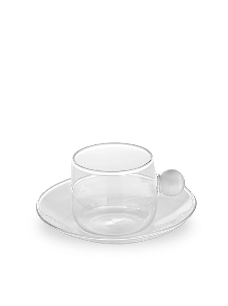 Zafferano America Bilia Espresso Cup & Saucer Glassware Lighting Gallery White  