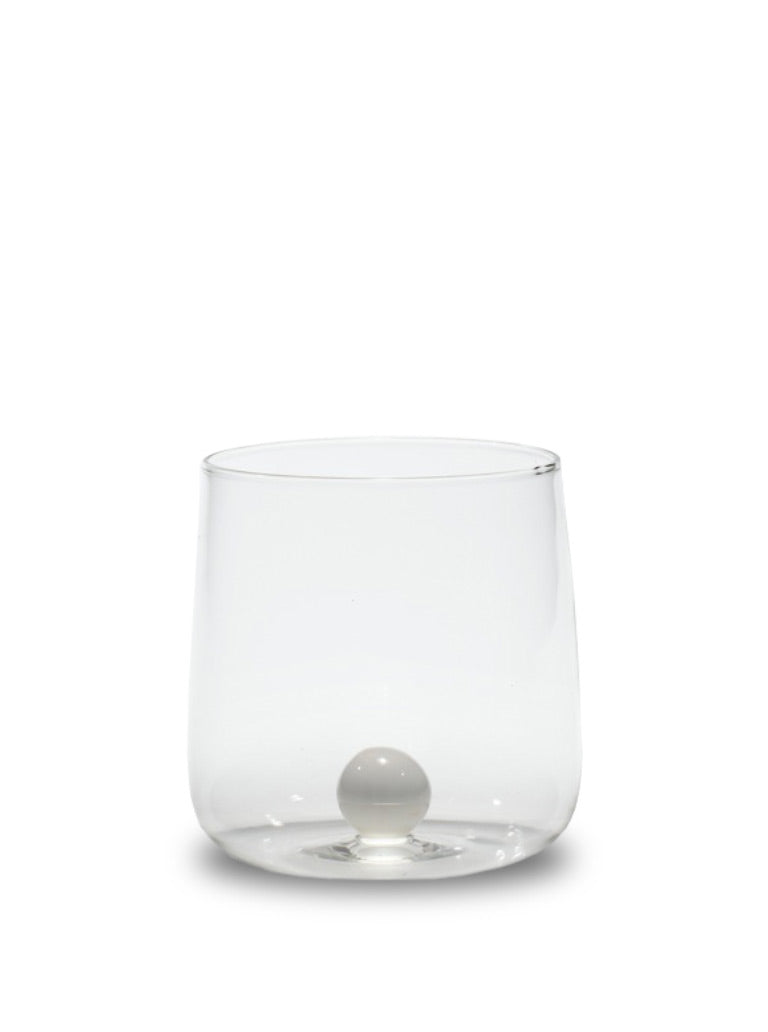 Zafferano America Bilia Tumbler (Set of 6) Glassware Lighting Gallery White  