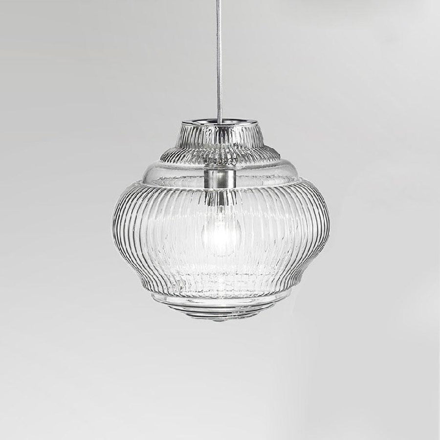 Zafferano America Bonnie Pendant Light Pendants Zafferano America Clear 58 inches 