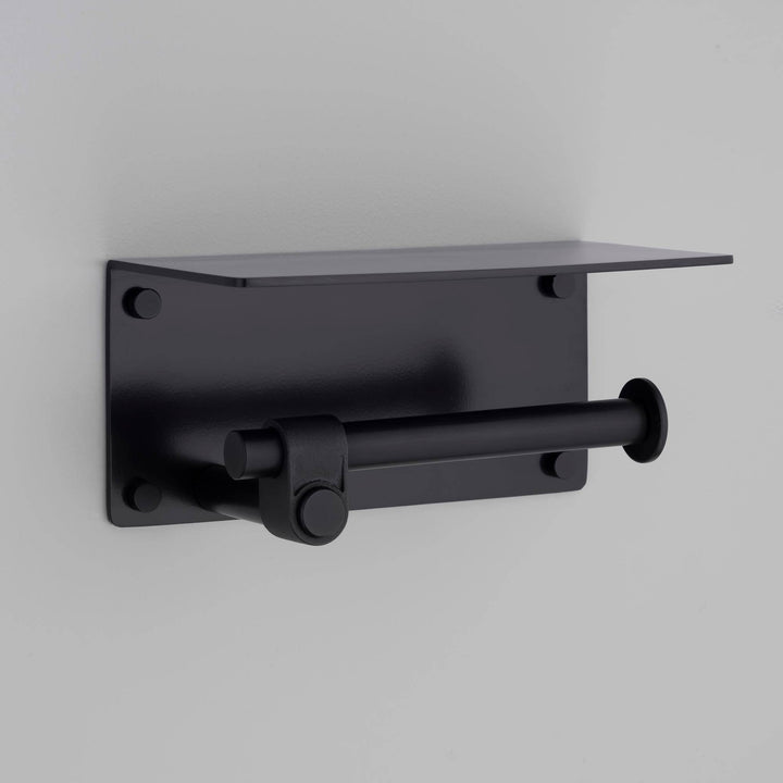 Buster + Punch Toilet Roll Holder | With Shelf | Cast