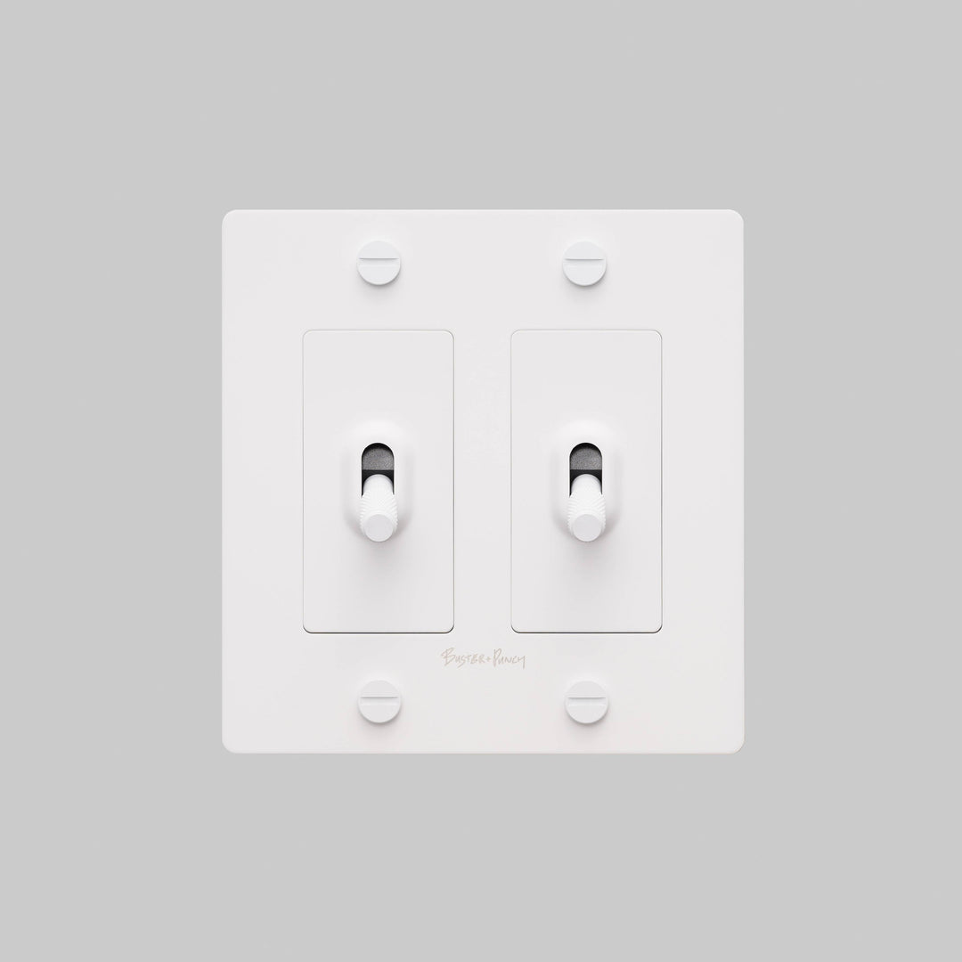 Buster + Punch 2 Gang Toggle Switch