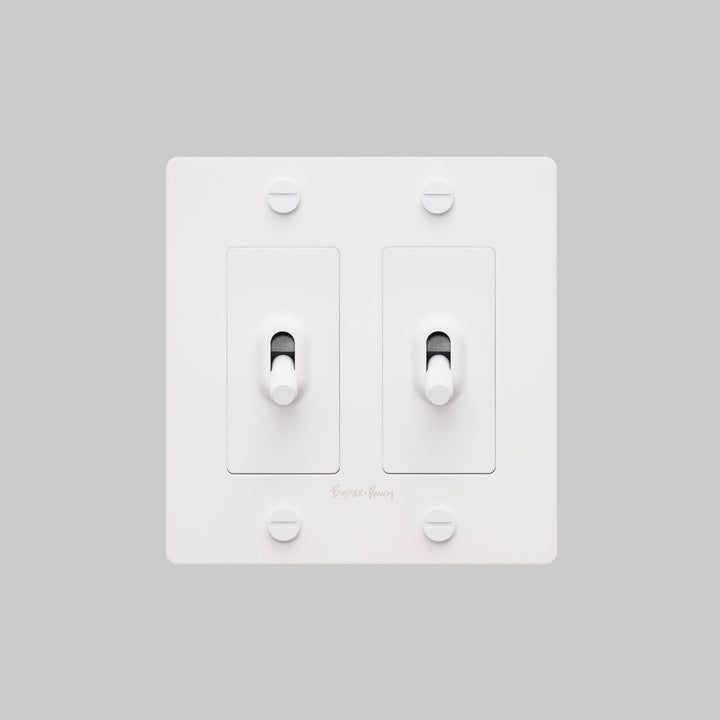 Buster + Punch 2 Gang Toggle Switch