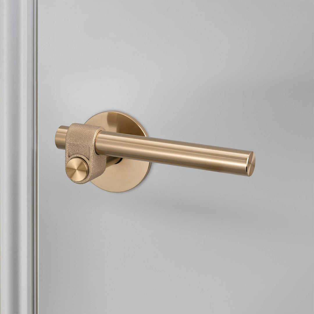 Buster + Punch Door Handle Set Passage Cast Brass