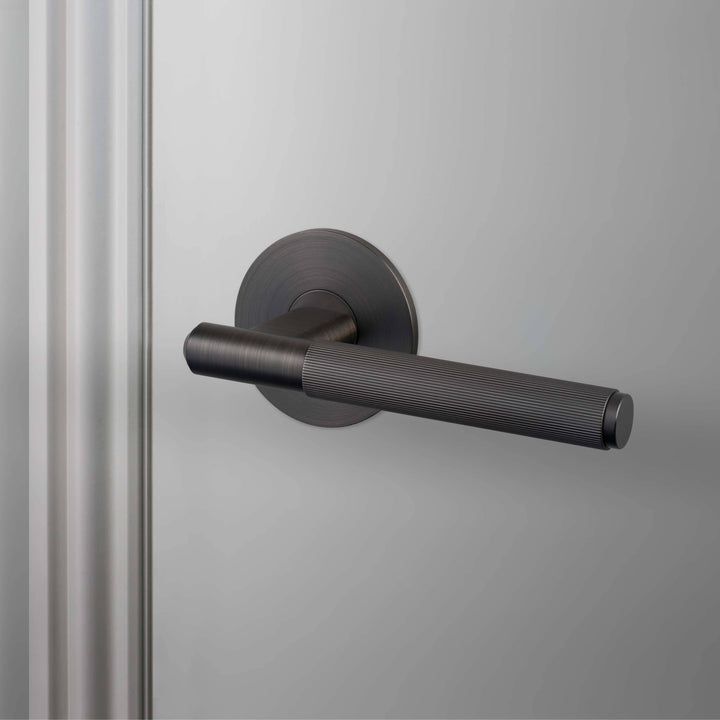 Buster + Punch Conventional Door Handle, Linear Design - PASSAGE TYPE