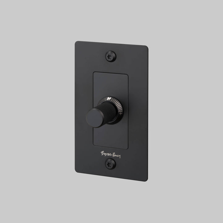 Buster + Punch 1 Gang Dimmer | LED | Linear Knurl | With Logo
