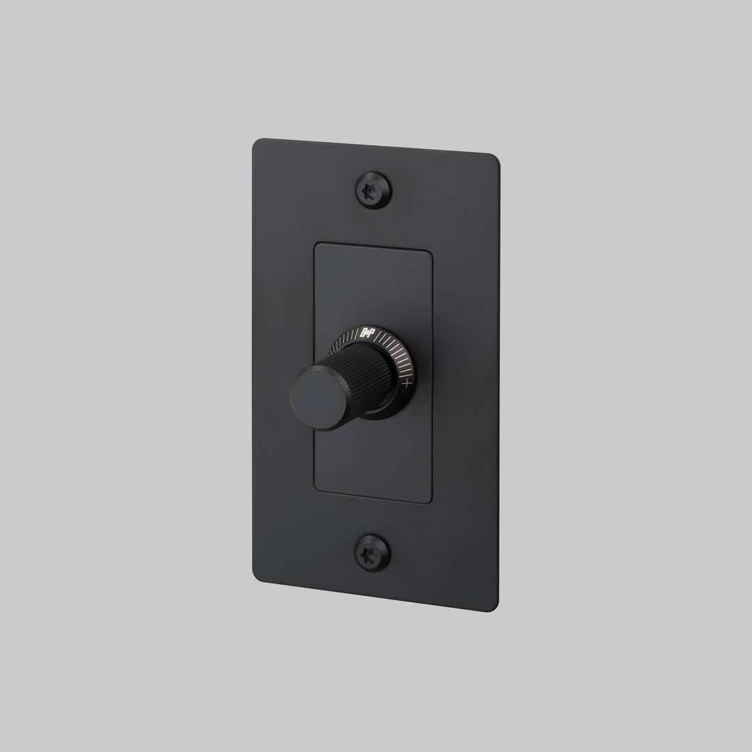 Buster + Punch 1 Gang Dimmer | LED | Linear Knurl | Without Logo