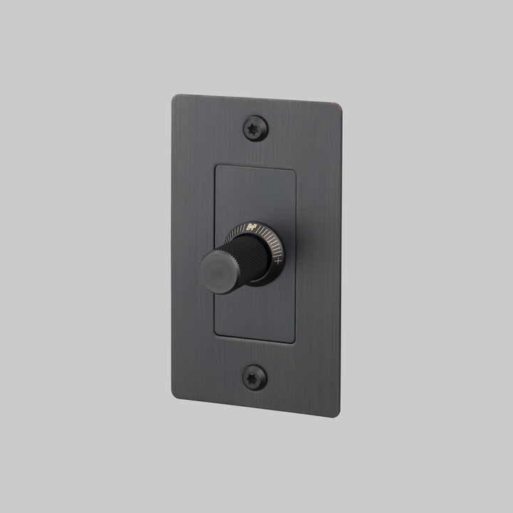 Buster + Punch 1 Gang Dimmer | LED | Linear Knurl | Without Logo