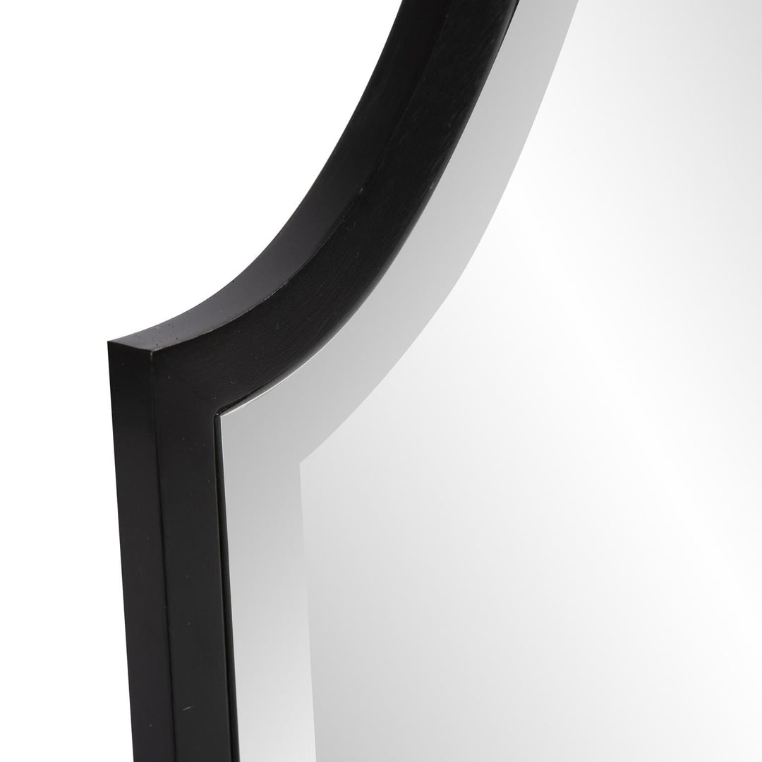 Howard Elliott Bosworth Brushed Black Shield Mirror