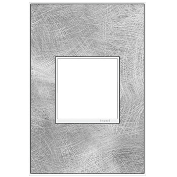 Legrand adorne Spiraled Stainless 1-Gang wall plate