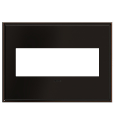 Legrand adorne Oil-Rubbed Bronze 3-Gang wall plate