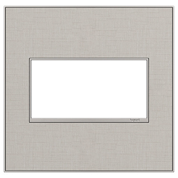 Legrand adorne True Linen 2-Gang wall plate