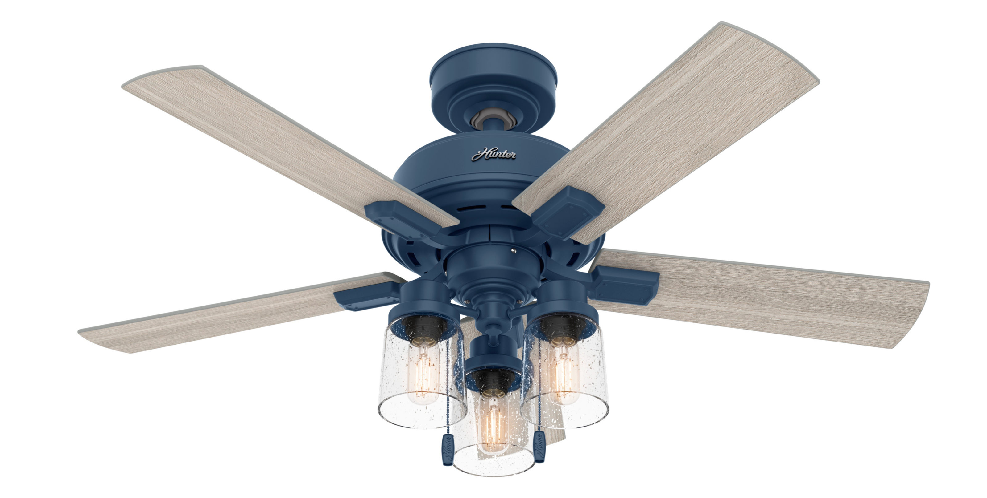 Hunter 44 inch Hartland Ceiling Fan with LED Light Kit and Pull Chain